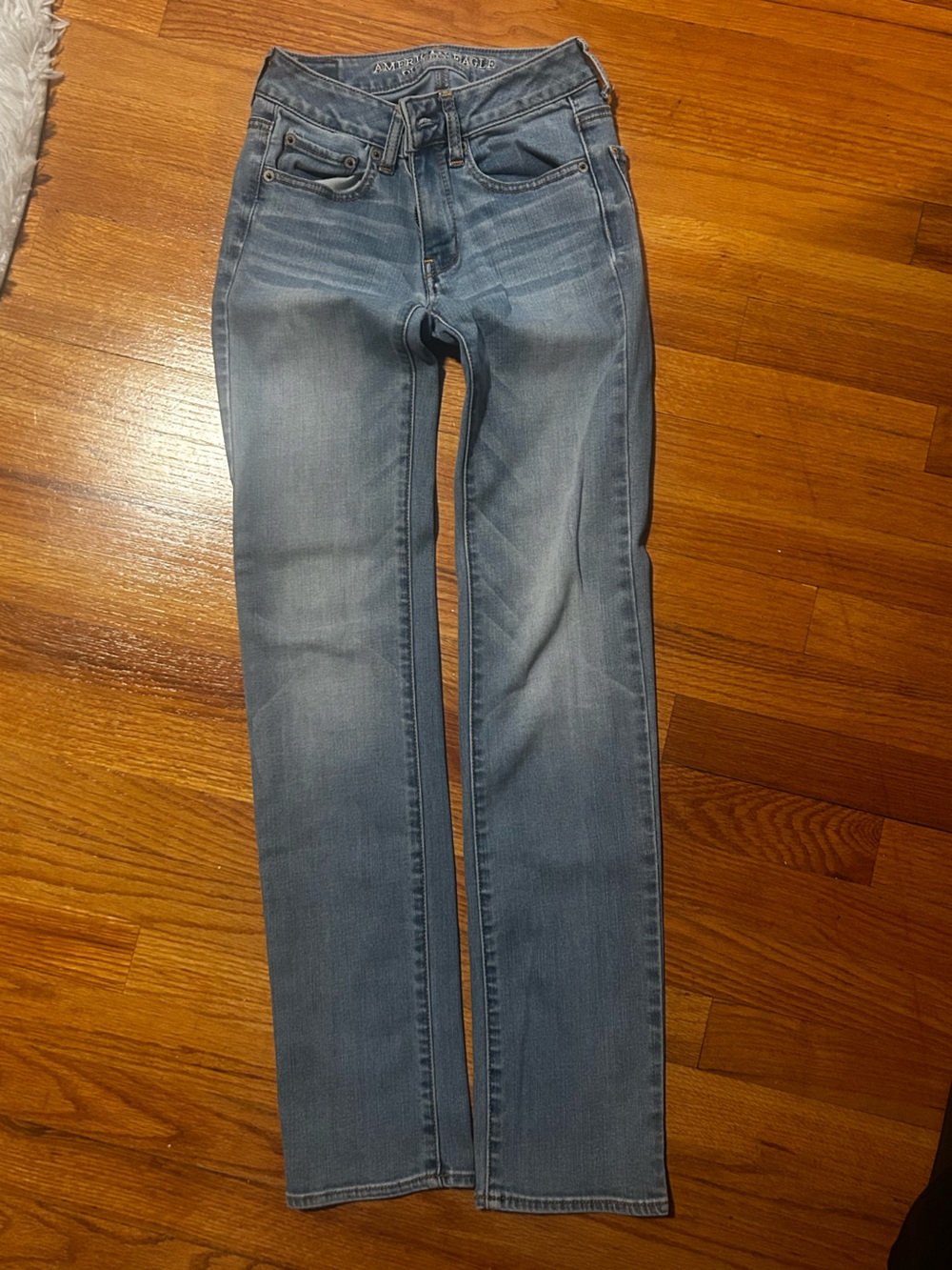 American Eagle Super Stretch Straight Leg Jeans – Size 00